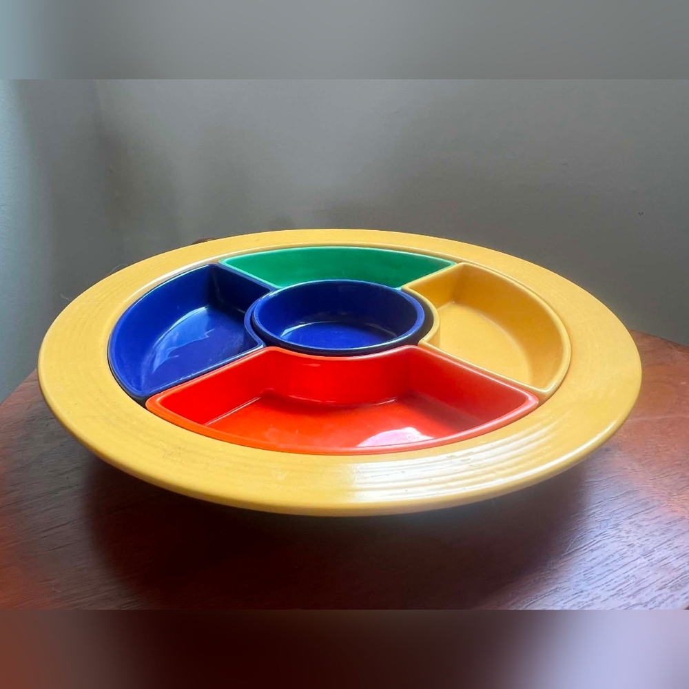 Fiestaware Veggie Tray - Picture 2 of 4